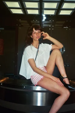 MaisonCléo Blouses>Blouse Camille en coton léger avec broderies
