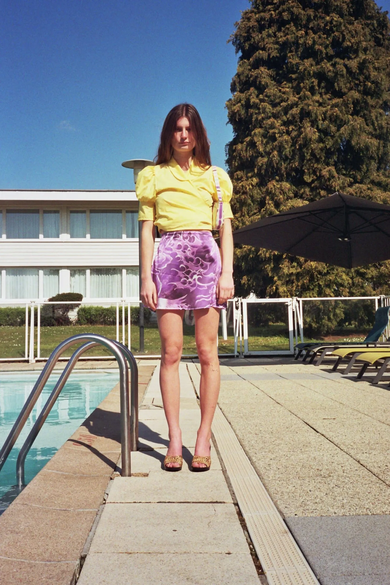 MaisonCléo Blouses>Blouse en coton colorée ANITA