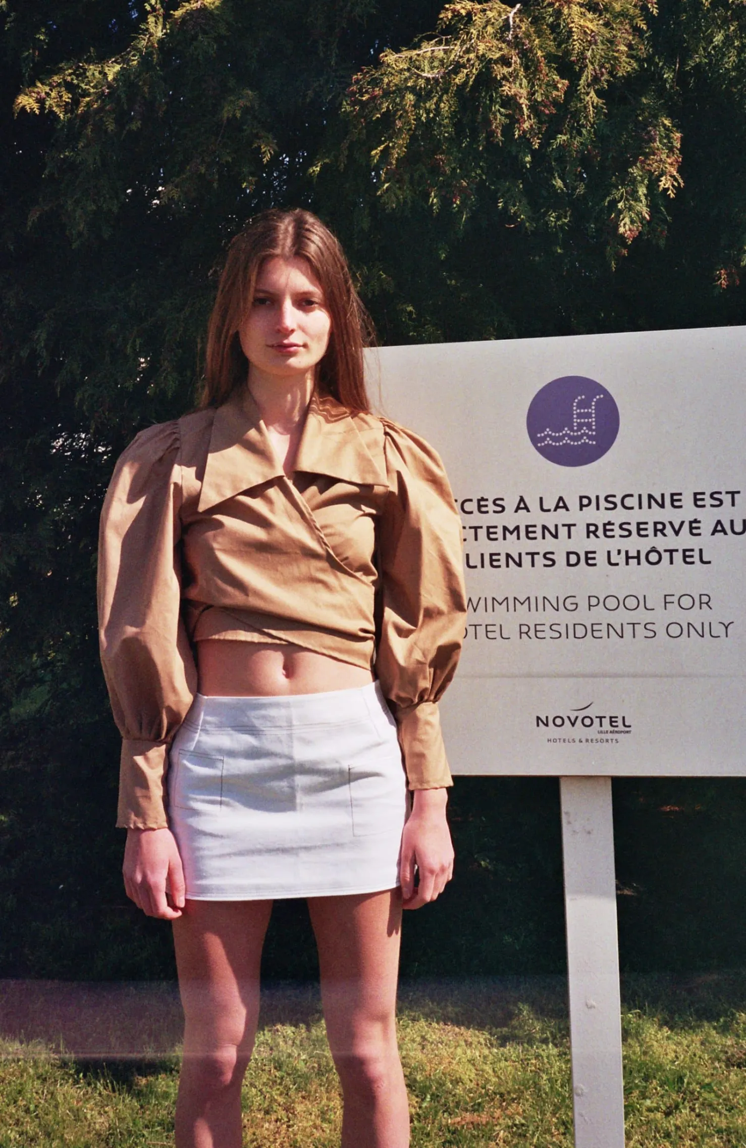 MaisonCléo Blouses>Blouse en coton colorée JULIE