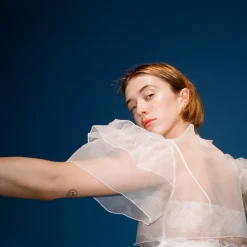 MaisonCléo Blouses>Boléro organza soie CHANTAL