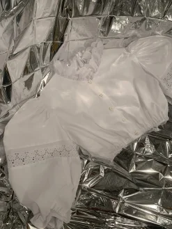 MaisonCléo Blouses>Crop blouse GEMMA II