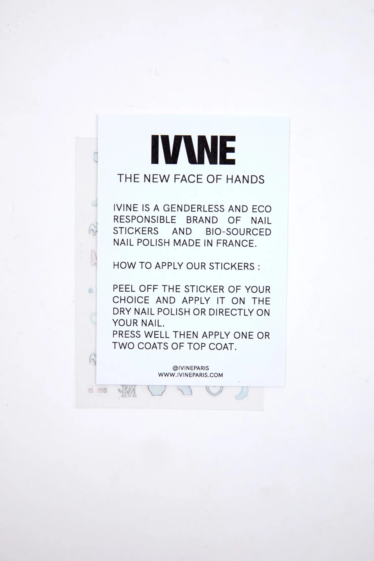 MaisonCléo Goodies>IVINE X MAISONCLÉO stickers pour ongles