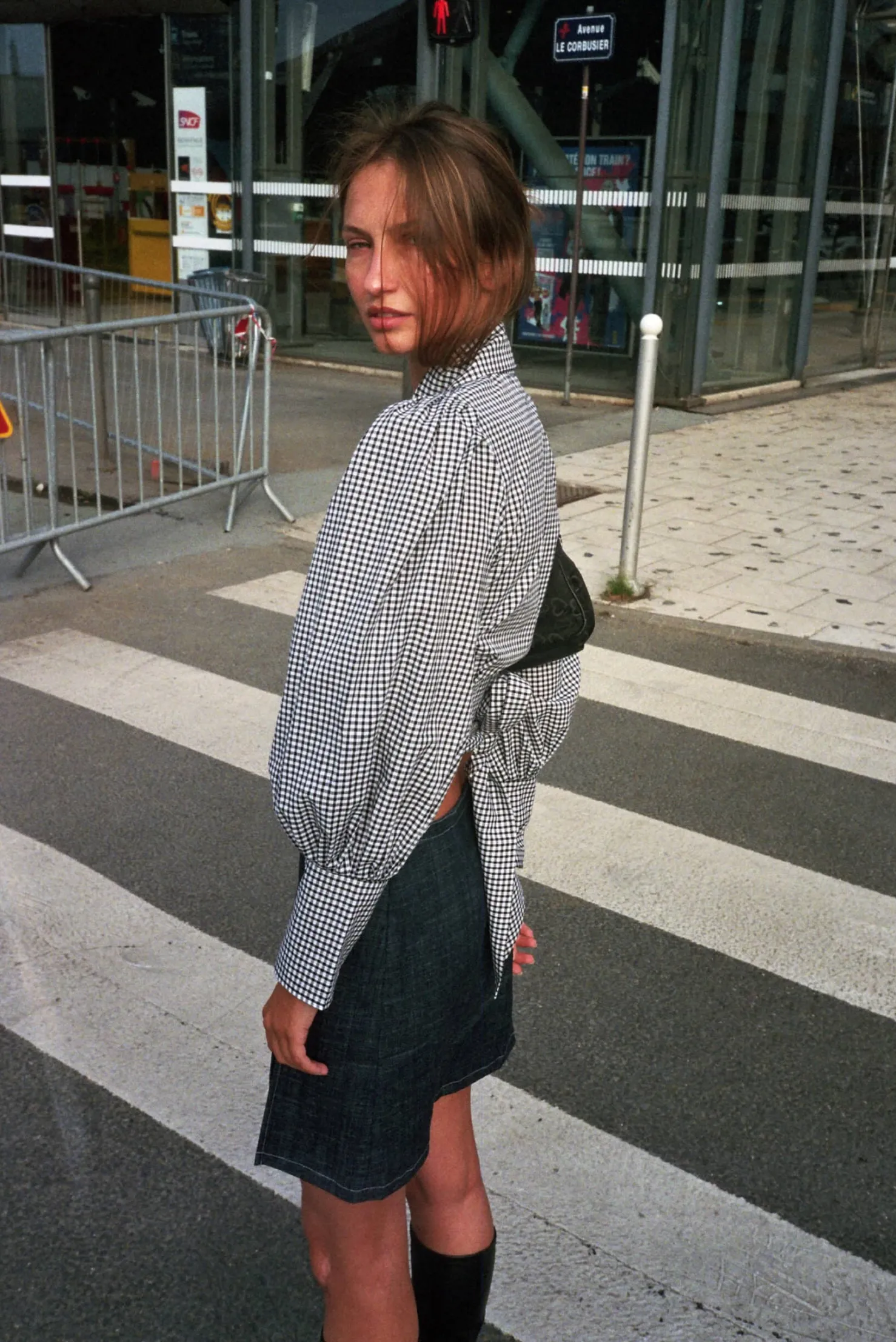 MaisonCléo Jupes>Mini jupe en jean SOPHIA