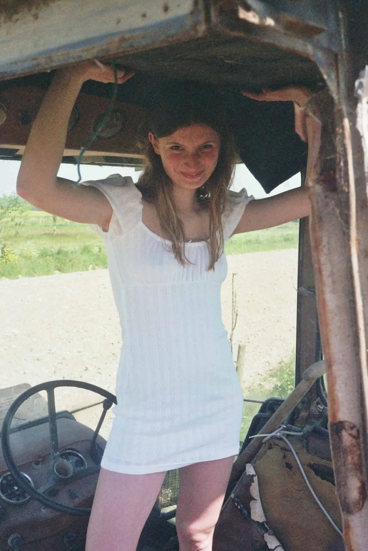MaisonCléo Robes>Robe babydoll en jersey pointelle blanc