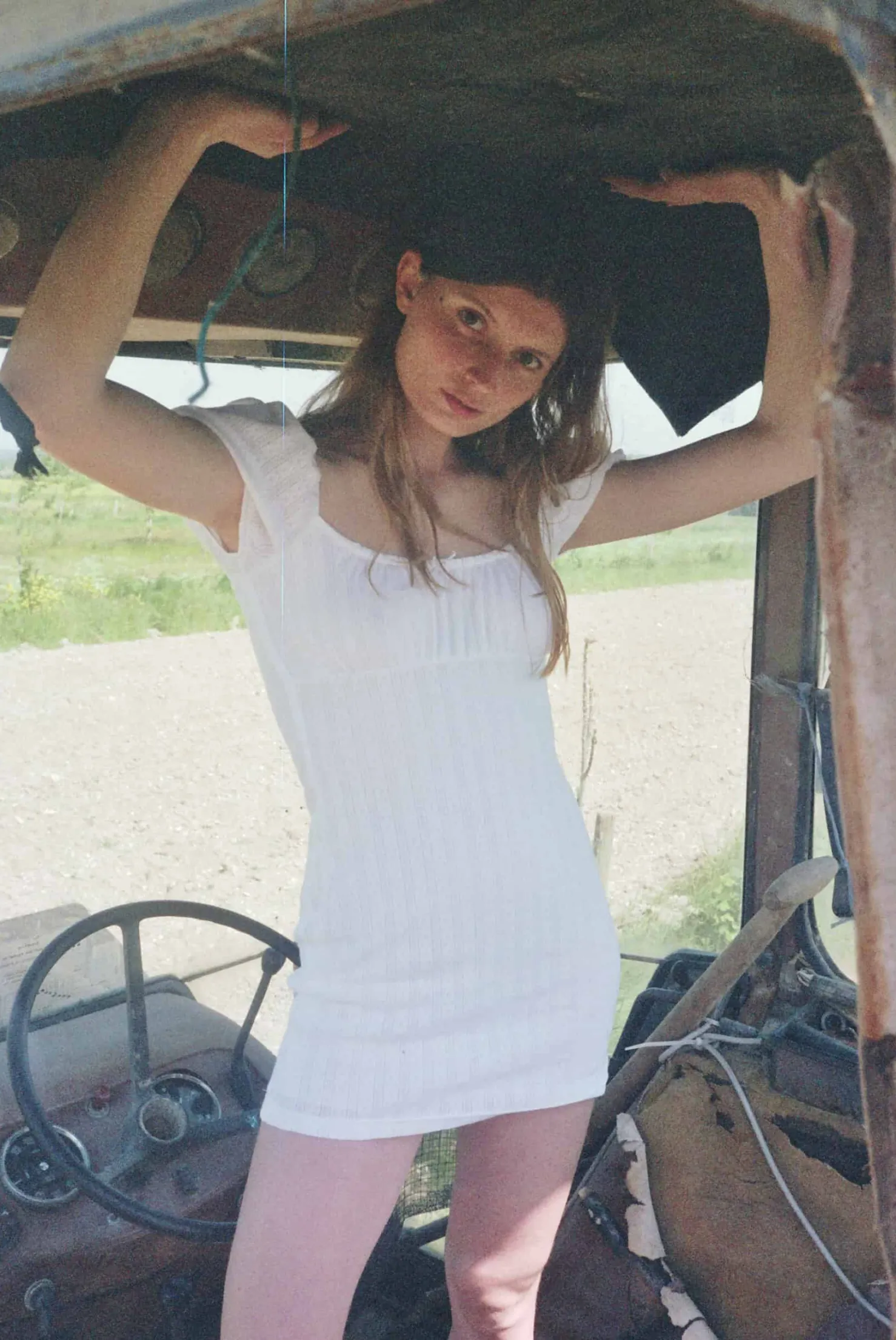 MaisonCléo Robes>Robe babydoll en jersey pointelle blanc