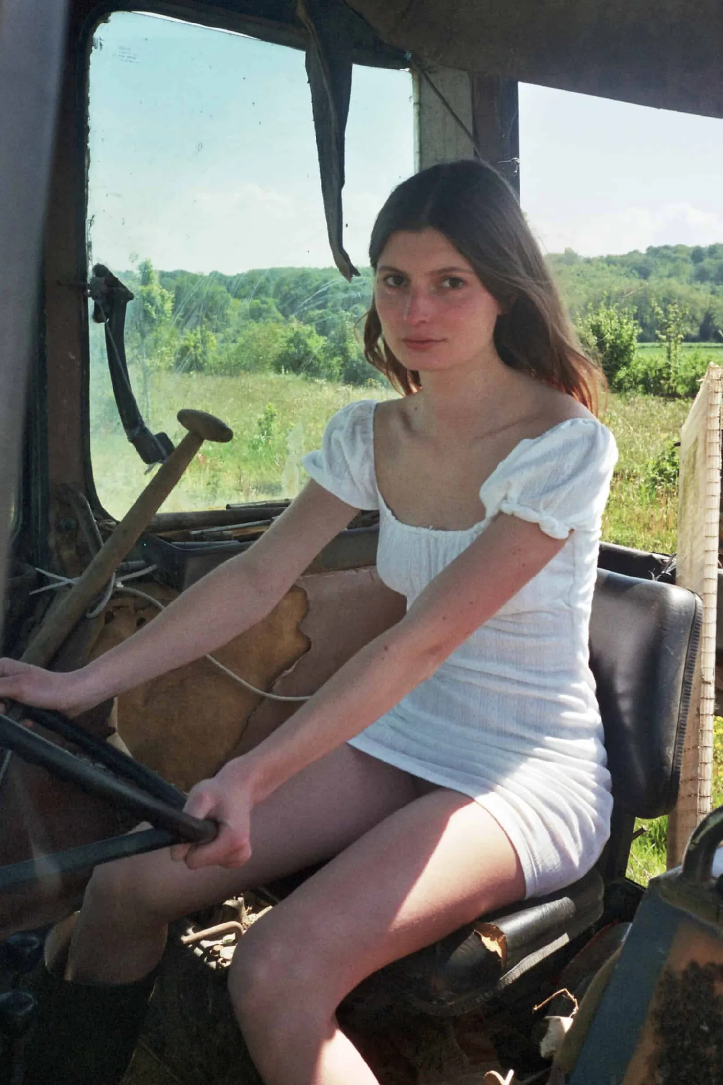MaisonCléo Robes>Robe babydoll en jersey pointelle blanc