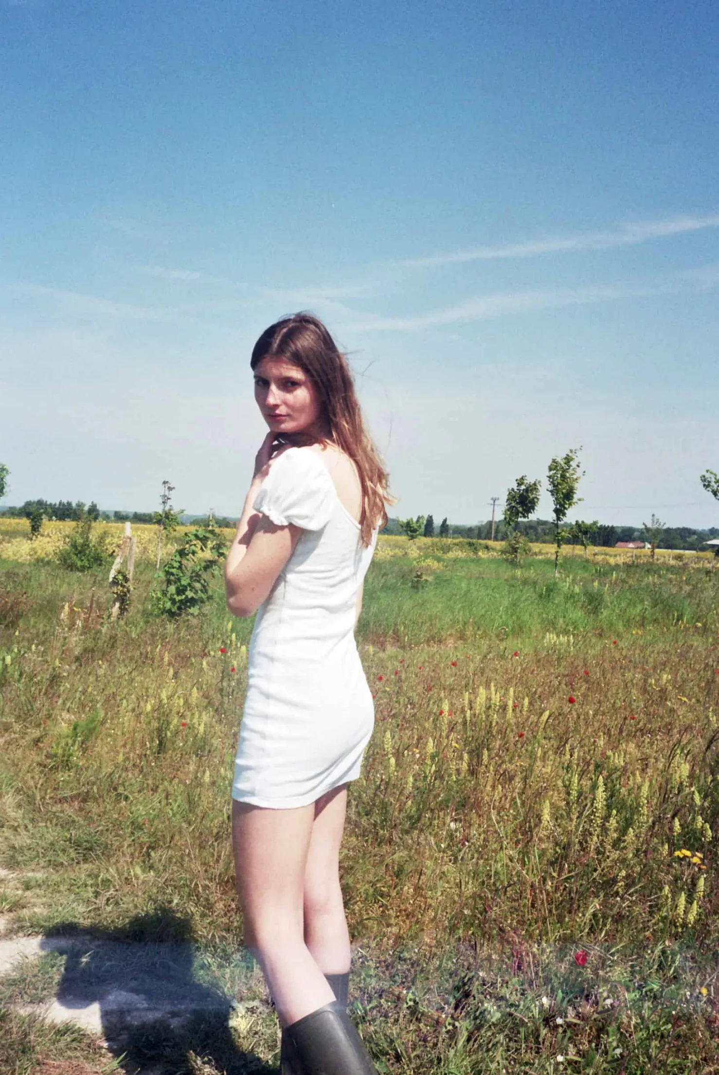 MaisonCléo Robes>Robe babydoll en jersey pointelle blanc