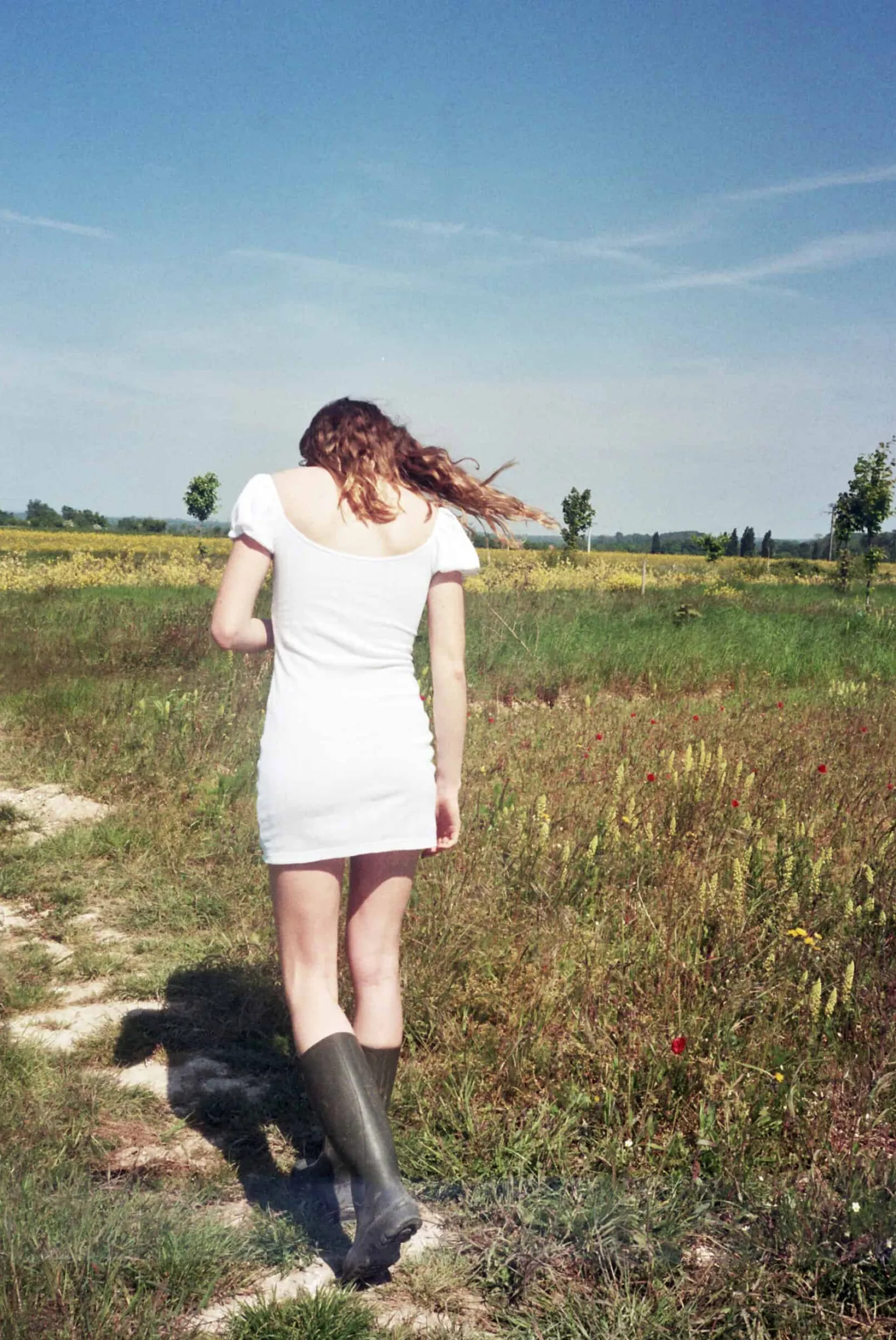 MaisonCléo Robes>Robe babydoll en jersey pointelle blanc