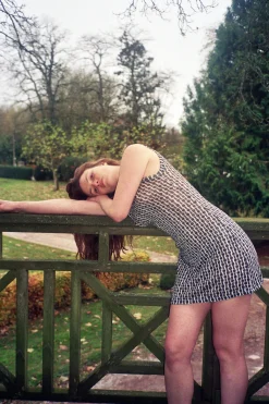 MaisonCléo Robes>Robe CATH en jersey pailleté à motifs – HOLIDAYS CAPSULE 3/25