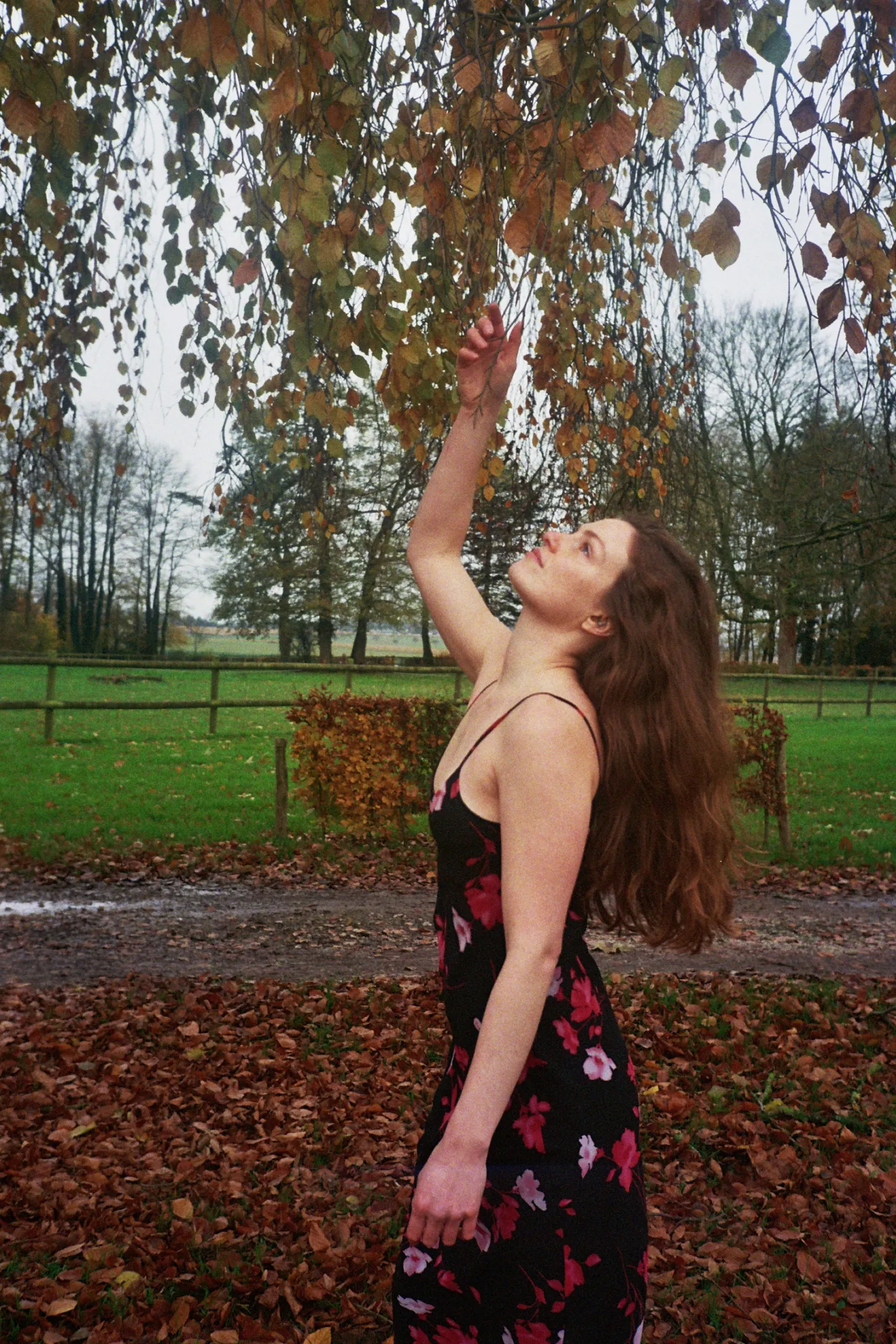 MaisonCléo Robes>Robe DIANA spaghetti en soie noire et fleurs rouges – HOLIDAYS CAPSULE 2/25