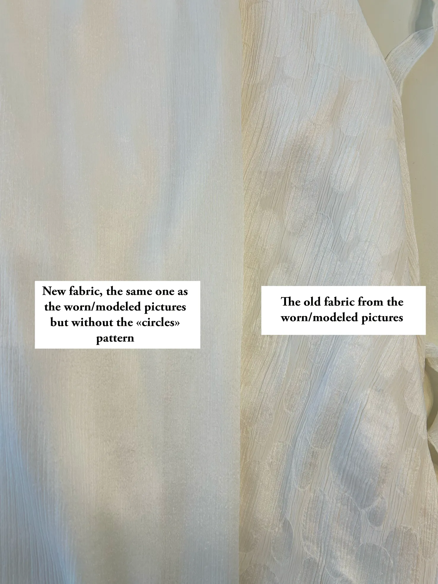 MaisonCléo Robes>Robe FELISA dos nu fluide volantée en soie texturée écrue et volants