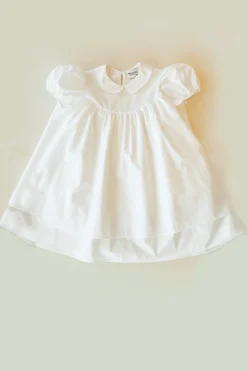 MaisonCléo Robes>Robe Janie babydoll en coton blanc