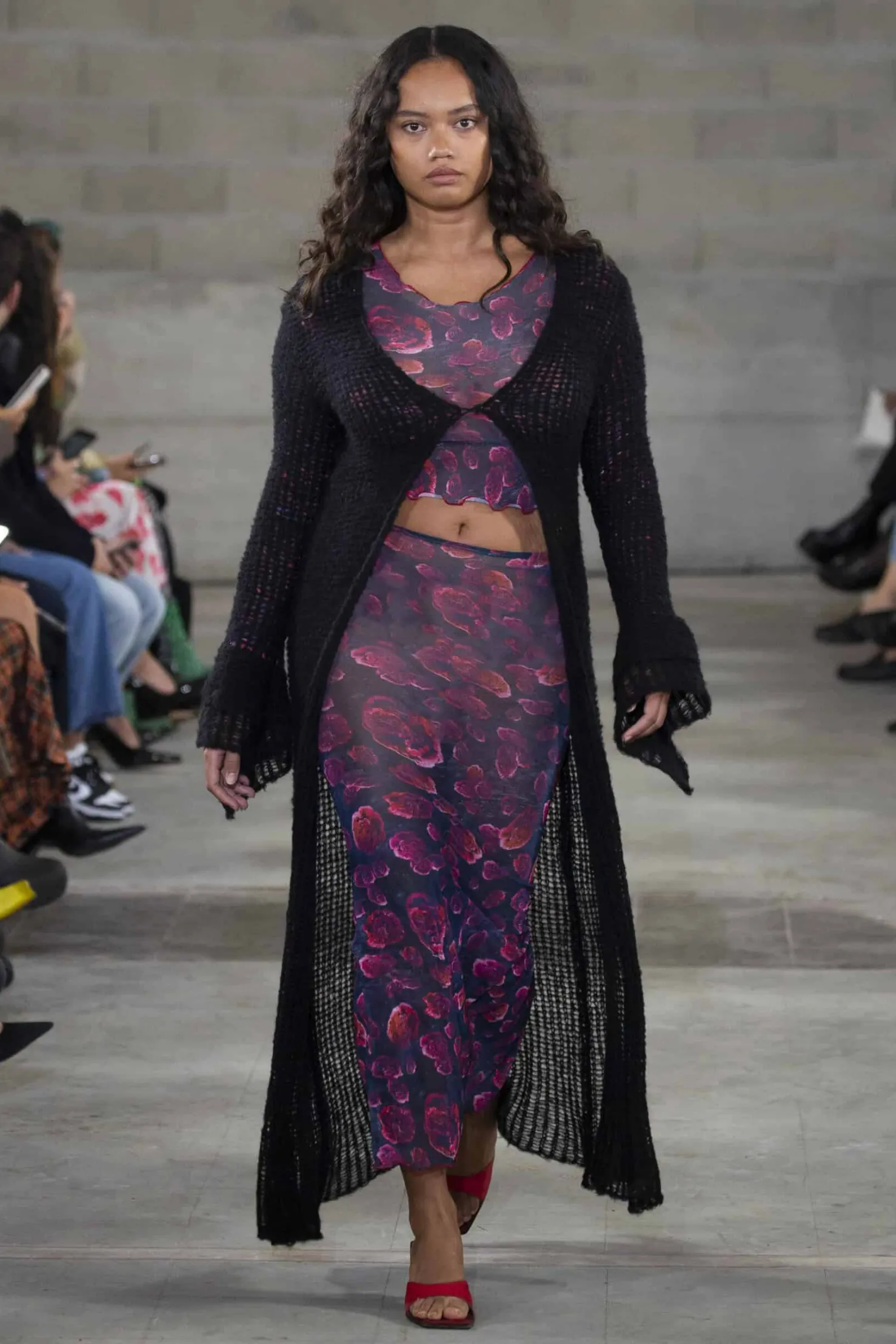 MaisonCléo Robes>UPCYCLED COLLECTION – Robe longue tube en mesh CARLA